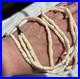Antique Old Pawn Native American White Coral Necklace Needs Re-stringing 20