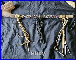 Antique, Vintage Native American Art Peace Pipe Collection 4 Pipes Total