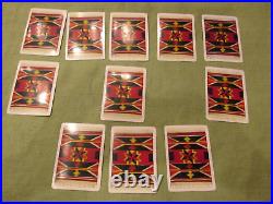 Antique c. 1900 THE AMERICAN INDIAN Souvenir Playing Cards Minty Cards. Missing 2