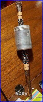 Artisan Handmade NATIVE AMERICAN SHAMAN'S MEDICINE RATTLE CEREMONIAL SHAKER