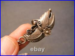 Artist Signed Native American Indian Sterling Bracelet Ring 2