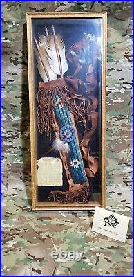 Authentic Crazy Horse Quiver & Arrows Native American With COA Lakota Oglala Souix