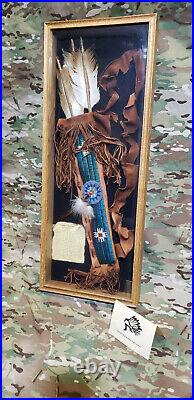 Authentic Crazy Horse Quiver & Arrows Native American With COA Lakota Oglala Souix