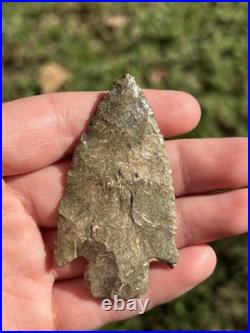 Authentic Native American Indian Artifact, OK Haskell Arrowhead /w 2 COAs