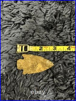 Authentic Native American Indian Artifact, OK Haskell Arrowhead /w 2 COAs