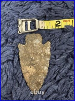 Authentic Native American Indian Artifact, OK Haskell Arrowhead /w 2 COAs