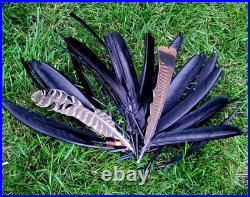 Authentic Native American Leather Beaded Ceremonial Rain Dance Outfit