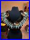 Authentic Native American Otter Necklace POWWOW Quill Turquoise Claw Deer Pawnee