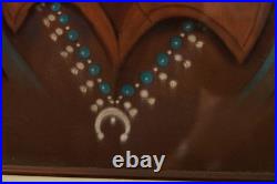 Authentic Native American woman painting one of a kind Ogallala Nebraska