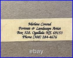 Authentic Native American woman painting one of a kind Ogallala Nebraska