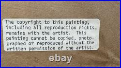 Authentic Native American woman painting one of a kind Ogallala Nebraska