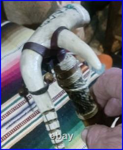 Awesome Native American Hand Made Ceremony Pipe Custom Made Quality! Htf