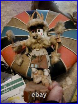 Awesome Old Native American Navajo Kachina Deer Very Nice