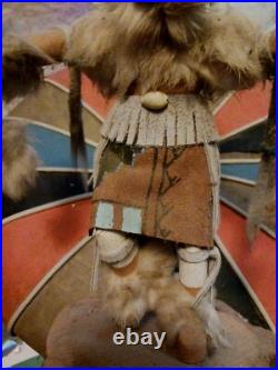 Awesome Old Native American Navajo Kachina Deer Very Nice