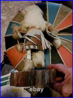 Awesome Old Native American Navajo Kachina Deer Very Nice