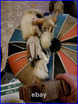 Awesome Old Native American Navajo Kachina Deer Very Nice
