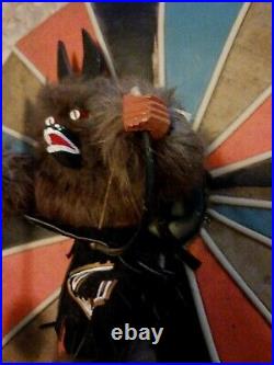 Awesome Old Native American Navajo Kachina Wolf Jackal Very Nice