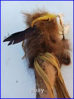 Awesome Vintage Native American Hand Made Medicine Stick Spirit Stick Shaman