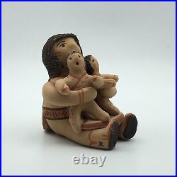 B. FRAGUA JEMEZ Native American Indian Storyteller Figurine
