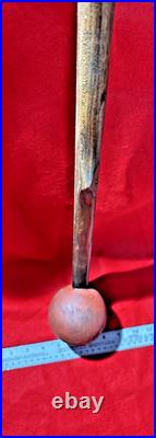 Ballheaded War club, Southeast woodland Indian Style, Cherokee, Choctaw, Chickasaw
