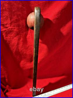 Ballheaded War club, Southeast woodland Indian Style, Cherokee, Choctaw, Chickasaw