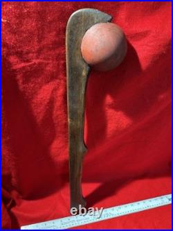 Ballheaded War club, Southeast woodland Indian Style, Cherokee, Choctaw, Chickasaw