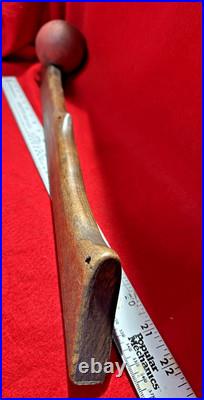 Ballheaded War club, Southeast woodland Indian Style, Cherokee, Choctaw, Chickasaw
