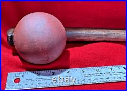 Ballheaded War club, Southeast woodland Indian Style, Cherokee, Choctaw, Chickasaw