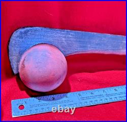 Ballheaded War club, Southeast woodland Indian Style, Cherokee, Choctaw, Chickasaw