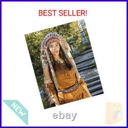 Ballinger Native American Indian Headdress Large Feather Headdress and Choker