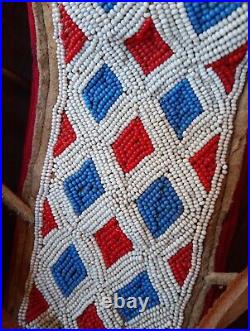 Beaded Birch Bark Native American Cradleboard