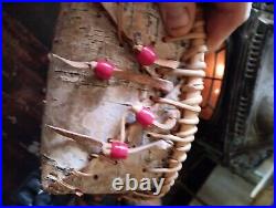 Beaded Birch Bark Native American Cradleboard