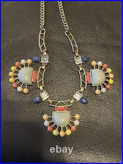 Beautiful Old School His & Hers Native American Aztec Indigenous Necklaces