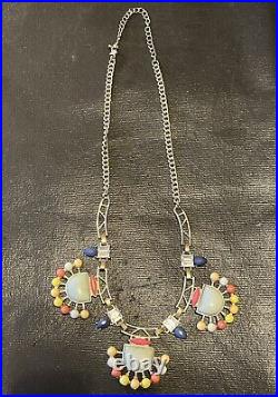 Beautiful Old School His & Hers Native American Aztec Indigenous Necklaces