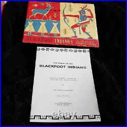 Blackfoot Indians of Glacier National Park 20 PRINTS & Booklet Winold Reiss 1958