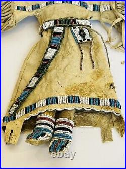 C. 1880 Native American Indian Beaded Doll