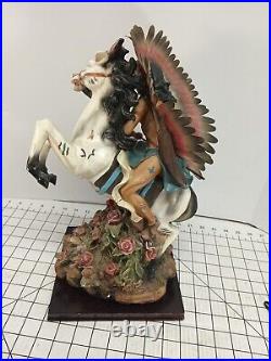 Chambord Collection Eleco Horse Native American Indian