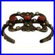 Cold Chisel Navajo CHIMNEY BUTTE Sterling Silver CORAL Bracelet