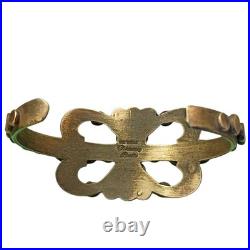 Cold Chisel Navajo CHIMNEY BUTTE Sterling Silver CORAL Bracelet