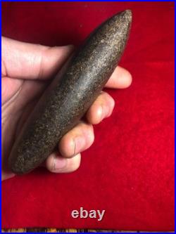 Cool Mississippian ARK Celt From Ark Col Hardstone Great Patina Real Deals