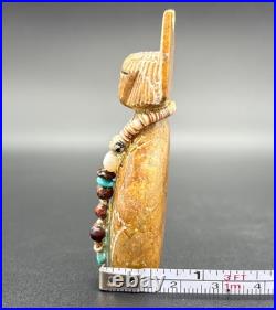 Corn Maiden Fetish Andy Roberta Abeita Isleta Marble/Alabaster/Turquoise/Pearl/