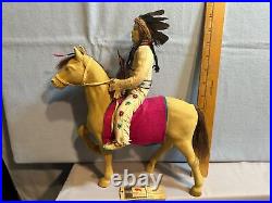 Crow, Tribe WPA Related Project, Horse and Rider 1935 Native American