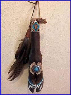 Decorated Elk Deer Hoof Southwest Decor Wall Art Native American Inspired