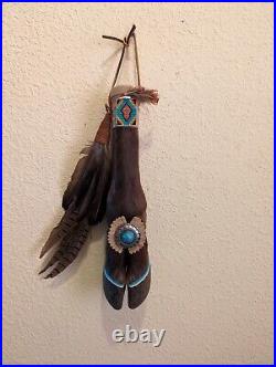 Decorated Elk Deer Hoof Southwest Decor Wall Art Native American Inspired