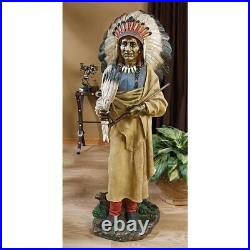 Design Toscano Native American Indian Spirit Chief Statue