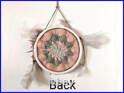 Dream Catcher Pottery Native American Boho Southwest SoCal Vintage Wall Hanging