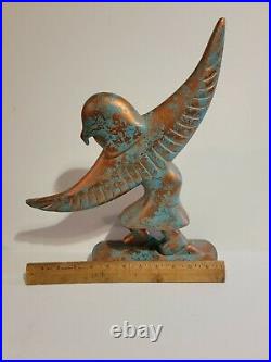 Eagle Dancer Native American Ceramic Sculpture Pottery Vintage BJ c 1996