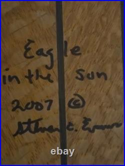 Eagle In The Sun Vintage Native Art American Indian