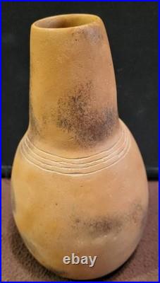 Early Caddo Coles Creek Redware Bottle Ancient Native American Indian Pottery