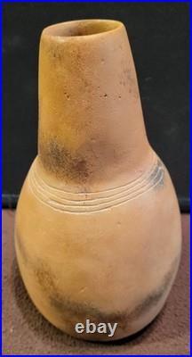 Early Caddo Coles Creek Redware Bottle Ancient Native American Indian Pottery